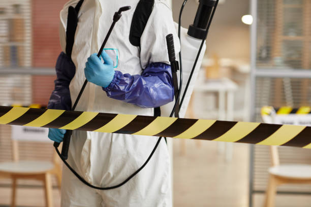 Professional Biohazard Cleanup technician working in Mauricetown, NJ
